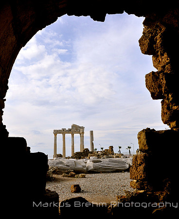 Through the ruin
