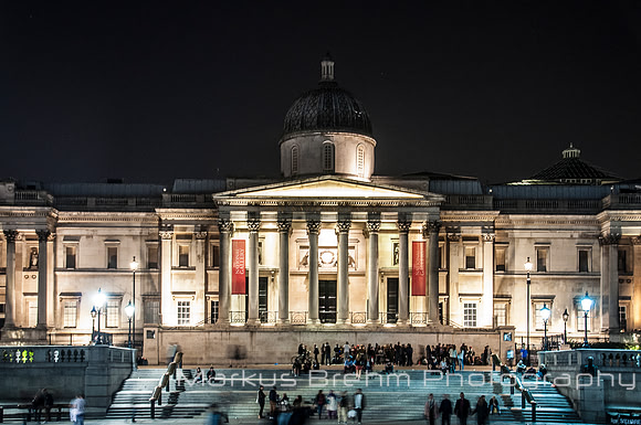 The National Gallery (at night)