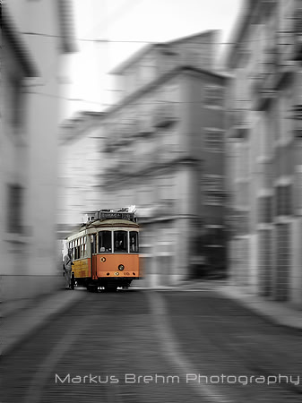 Lisbon Yellow Tram